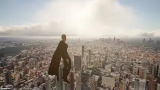 Superman New York City Open World Demo Unreal Engine 5 | Cesium Google