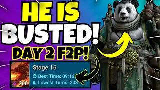 NEW BEST - Dragon 16 Clear on DAY 2 F2P!!! [Raid: Shadow Legends]
