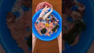 Making my 3 pups raw dog food! 🦴🫀 
