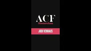 ACF Devos: Master Class- June 10 | Jodi Venhaus