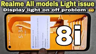 Realme All models display light off on problem fix | Display light problem solution