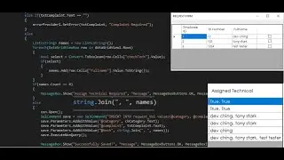C# Tutorial #5 - Insert selected row as whole string in datagridview checkbox column PART 1