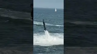 Water jet pack ride