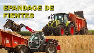 Epandage de fientes pour la Ferme Humann / CM prestation