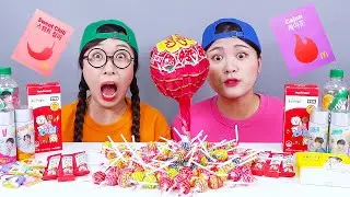 BTS เค้กขนมหวาน ลูกอม ม็อกบัง DONA Mukbang