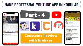 YouTube App in Kodular part-4 || Casagbic, Thumkable, Appybuilder || Gyan State || DVNigam