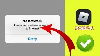 How to fix roblox no network problem | roblox connection error | no network roblox iPhone | ipad