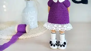 Новая - "старая" куколка🖤 Образ Уэнздей Аддамс/ Неприятные новости/Новый формат вязания 🧶