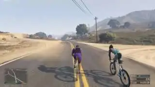 Gta 5 story mode | Swimming and biking