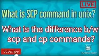 scp command in Unix // Unix // priya // 2021
