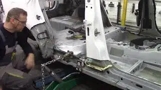 Ремонт кузова. Ремонт Фольксваген Поло седан #2. Body repair after an accident.