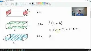 How to Show That The Surface Area of a Cuboid is: S(l, w, h)=2(l(w+h)+wh) [GCSE, Geometric Proof]