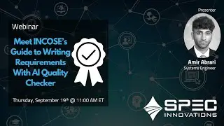 Meet INCOSE's Guide to Writing Requirements With AI Quality Checker