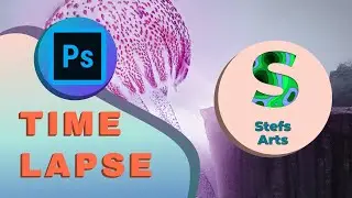 How to make a giant Jelly Fish | Timelapse Photoshop Editing Tutorial
