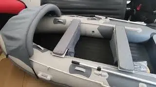 Лодка Gladiator E380PRO Б/У Светло-темно-серая (14)