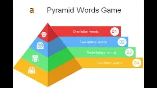 Pyramid Words Game Letter A