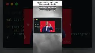 21. Kotlin Type Casting & Checking in 1 Minute! 🎓 | BackToCoding Shorts