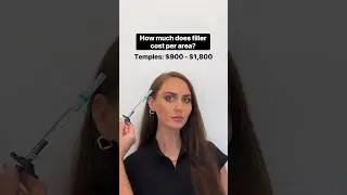 How much does face filler cost? Here’s the average price of filler per area: #filler #lipfiller
