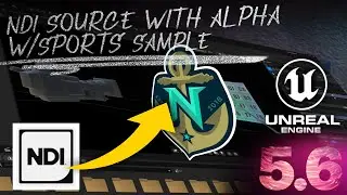 Use NDI Source with Alpha in Unreal Engine 5.6 Motion Design