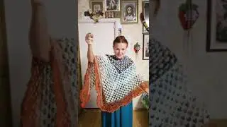 ШАЛЬ. БАБУШКИН КВАДРАТ С И ЗЮМИНКОЙ!!!