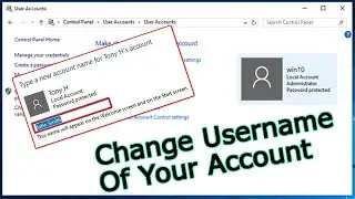 How to Change Your Account Name on Windows 10 | Username Change