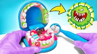 Giochiamo A Fare I Dentisti Con Sammy, Sue e Signor Golosone! 🍭🦷😁