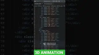 3D CUBE ANIMATION | HTML | CSS 