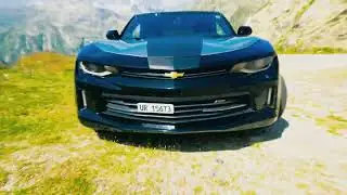Camaro. Furkastrasse. На Камаро по Альпам