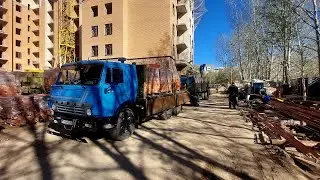 Камаз 5320, привет из СССР! Снял нашивки и в бой! Проблемы со сцеплением! Штрафы, много штрафов...