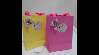 Sacola de papel fácil de fazer🎀by jessica pink