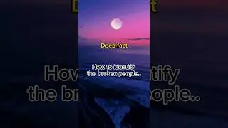 How to identify the broken people..