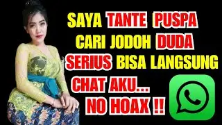 TANTE PUSPA JANDA KAYA CANTIK SERIUS CARI JODOH BAGI YANG NIAT SERIUS CHAT ATAU TULIS ALAMAT KALIAN