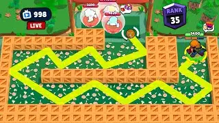 10000 IQ RANK 35 TRICKSHOTS! | Brawl Stars Funny Moments & Glitches & Fails 