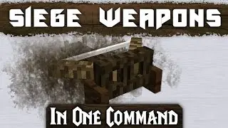 Minecraft - Medieval Siege Weapons  [One Command]