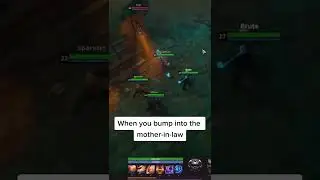 When you bump into the mother in law