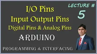 Digital and Analogs pins on Arduino Board | Input out pins | I/O pins