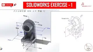 ⚡ Solidworks Tutorial for Beginners - Exercise 1