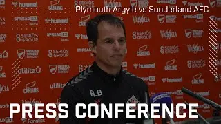 Plymouth Argyle vs Sunderland AFC | Régis Le Bris press conference