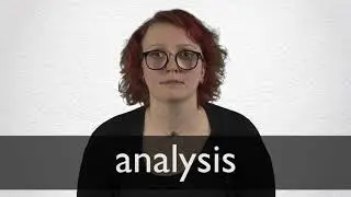 How to pronounce ANALYSIS in British English
