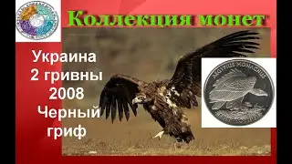 Украина 2 гривны, 2008 Флора и фауна - Черный гриф