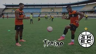 Treino no estádio Colosso do Tapajós