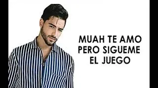 MALUMA OJOS QUE NO VEN   LETRA LYRICS