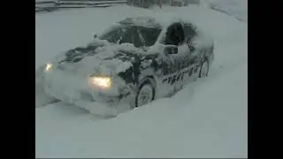 Архыз 2004 Вольво и снег. / Arkhyz 2004 Volvo and snow. (re-upload)