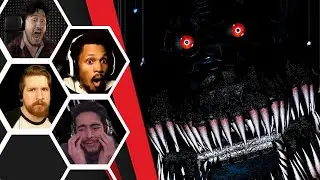 Lets Player's Reaction To Nightmare and his Jumpscare - Five Nights At Freddy's 4