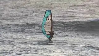 Bryce - light, late, wavesail sesh January 4, 2020