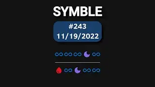 Daily Symble - Nov 19, 2022