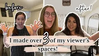 Making Over My Subscriber’s Spaces Virtually (With 3D Rendering Afters!)