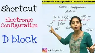 Super trick | How to write electronic configuration of d block elements 
