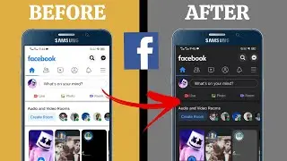 Enable DARK MODE on Facebook App! (easiest way) facebook me dark mode kaise on kare