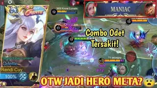 AKHIRNYA ODETTE DIPAKE DI M5, APAKAH LANGSUNG JADI HERO META? ODETTE SEKALI ULTI MANIAC! - MLBB